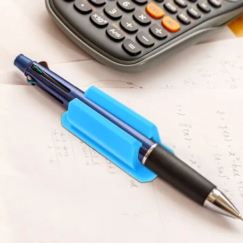 10 шт. Зажимы для карандашей, зажимы для держателя ручки для школьного стола, клейкие зажимы для ручки для письма для офиса