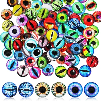 100 Шт Стеклянные Глаза Craft Eyes Animal Eyes Глаза Для Вязания Крючком Animal Eyes Diy Глазные Яблоки Для Мягких Игрушек