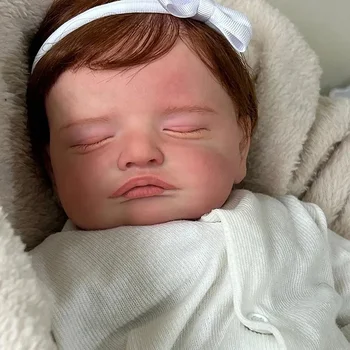 18-дюймовая новорожденная Розали Реалистичные куклы Reborn Baby Ручной работы с 3D-росписью кожи с видимыми венами Bebe Toys для девочек