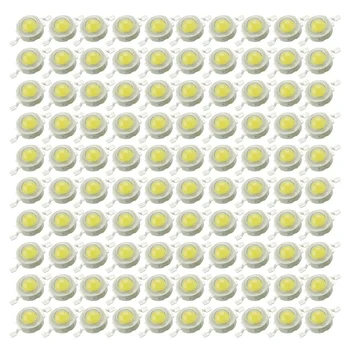 200шт светодиодных шариков Натуральный белый светодиодный свет 1 Вт высокомощная лампа с чипом 4000 К Светодиодный чип