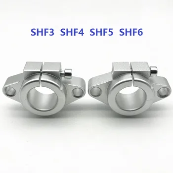 50 шт./лот SHF3 SHF4 SHF5 SHF6 3 мм 4 мм 5 мм 6 мм диаметр отверстия Линейный подшипник рельсовый Вал Поддержка для XYZ Настольный фрезерный станок с ЧПУ