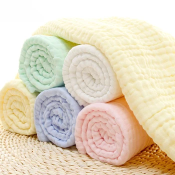 6-слойное хлопчатобумажное банное полотенце, супер Мягкое банное одеяло, Носовой платок для кормления детей, многофункциональный дизайнерский чехол