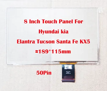 8-Дюймовый Сенсорный Экран Digitizer C080VAT01. V.2 Для Hyundai Tuson Stanta Elantra KIA KX5 ≈189*115 мм 50Pin