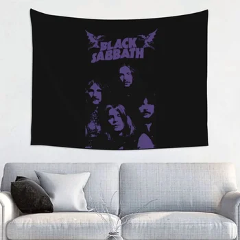 Black Sabbathe, Гобелен, полиэстер в стиле хиппи, Настенное украшение для комнаты рок-музыки, коврик для йоги, Художественное одеяло