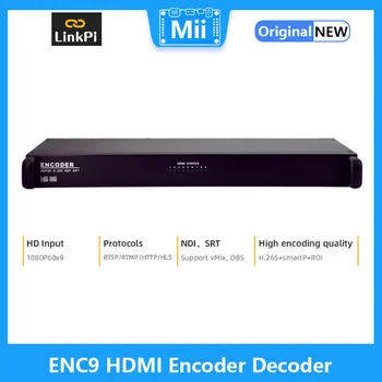 [ENC9] HDMI-кодировщик-декодер 4K 1080P NDI SRT RTMP RTSP Прямая трансляция IPCam