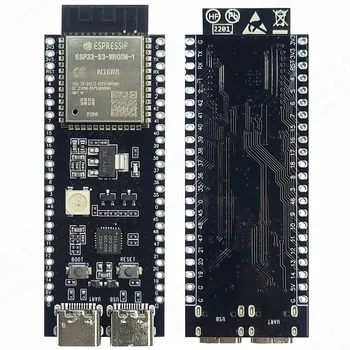 ESP32-S3-DevKitC-1 Плата разработки BT 2.4G Wifi Модуль для Arduino 8 МБ PSRAM 16 МБ FLASH N16R8 44Pin CP2102 Type-C ESP32 S3
