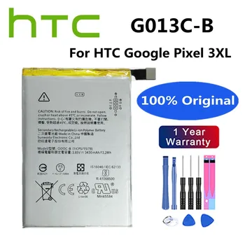 G013C-B 3430mAh Оригинальный Аккумулятор Для Мобильного Телефона HTC Google G013C Pixel 3XL 3XL Pixel XL 3 Высокое Качество Замены Batteria