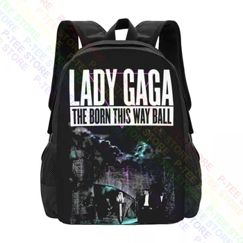 Lady Gaga Castle Tour 2013 The Born This Way Ball Pop Music P-1026Backpack Большой емкости Складной Спортивный Стиль