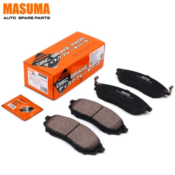 MS-2444N Поставщики MASUMA, Автокерамические бесшумные тормозные колодки для Nissan 41060-EG090 41060CC090