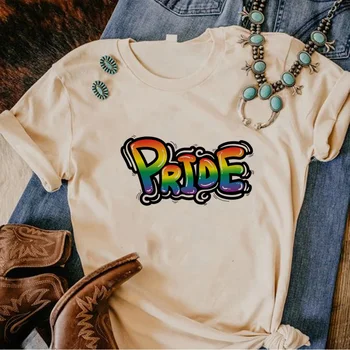 Pride Shirt футболка женская Y2K летняя футболка женская одежда 2000-х годов