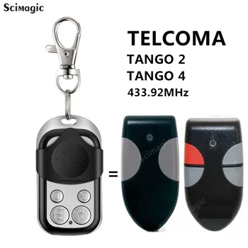 TELCOMA TANGO 2 Пульт Дистанционного управления Воротами TANGO 4 433,92 МГц Дубликаторный Клон 433 МГц Фиксированный Код Открывания Гаражных ворот