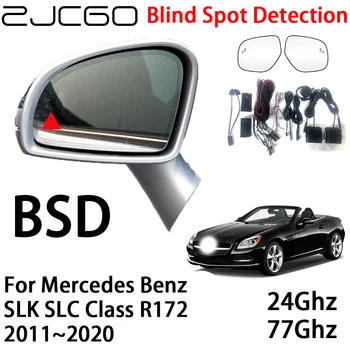 ZJCGO Автомобильная BSD Радарная Система Предупреждения Об Обнаружении Слепых Зон Предупреждение О Безопасности Вождения для Mercedes Benz SLK SLC Class R172 2011 ~ 2020