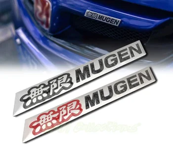 Автомобильные наклейки MUGEN Power 3D Алюминиевый багажник Решетка радиатора Значок Наклейки для Honda Civic Fit Accord HRV CRV City Аксессуары