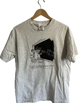 Винтажная научная рубашка 1985 года с длинными рукавами