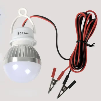 Высококачественная портативная светодиодная лампа DC 12V мощностью 7 Вт, 9 Вт, 12 Вт, холодная/теплая Белая походная палатка для ночной рыбалки, подвесной светильник