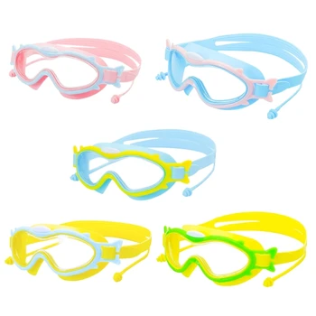 Детские очки для плавания, Детские Очки для плавания для Мальчиков и девочек с защитой от запотевания, Водонепроницаемые Прозрачные линзы для детей 3-16 лет