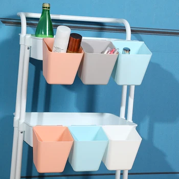 Домашнее Подвесное Ведро для хранения, Ящик для хранения в ванной, Подвесной Портативный Контейнер для хранения, Кухонная Мини-Подвесная Корзина для хранения