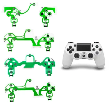 Зеленые сменные кнопки Ленточная Печатная плата для PS4 Dualshock 4 Pro Тонкий контроллер Проводящая пленка Клавиатура Гибкий кабель Печатная плата