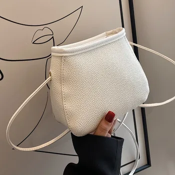 Красивая милая маленькая квадратная сумка Женская, все просто, новая модная сумка через плечо, нишевая сумка через плечо