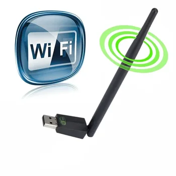 Мини-USB WiFi адаптер LAN Wi-Fi приемник 150 Мбит / с WIFI адаптер Беспроводная сетевая карта для ПК Windows