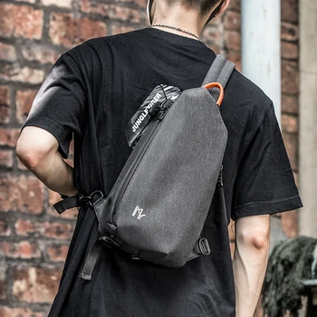 Многофункциональная сумка-слинг, нагрудные сумки для мужчин, Модная повседневная противоугонная мужская сумка на одно плечо, прочная мини-дорожная сумка