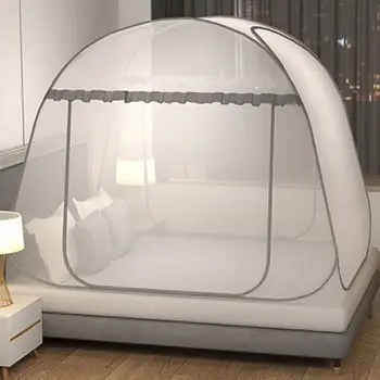 Москитная сетка для летнего дома в креативном минималистском стиле, противомоскитная сетка для детской юрты, Большое пространство, спальня, двуспальная кровать, москитная сетка