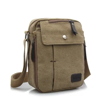 Мужская модная повседневная маленькая сумка через плечо, походная сумка, крутая мужская сумка-мессенджер, холщовые многофункциональные сумки для подростка