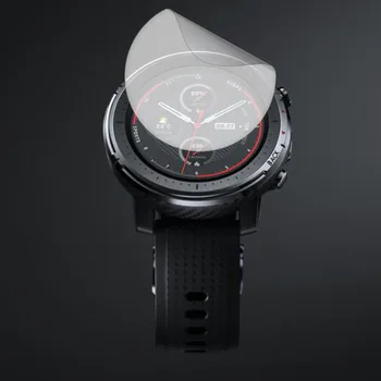 Мягкая прозрачная защитная пленка для Xiaomi Huami Amazfit Stratos 3 Watch, защитная крышка экрана умных часов Stratos3 (не стеклянная)
