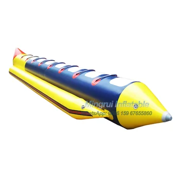 Надувная лодка-банан с буксируемой трубкой Flying Fish Aquatic для пляжной игры в аквапарке