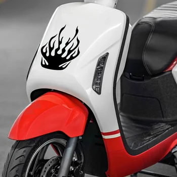 Наклейка с графическим пламенем, декоративная наклейка на капот мотоцикла, боковое украшение для мотоцикла, водонепроницаемая тюнинговая наклейка для Nissan NS125LA 125