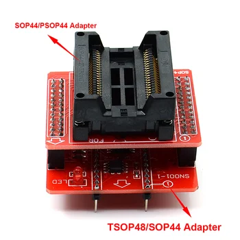 Новое поступление Оригинального адаптера IC TSOP48 + адаптера IC SOP44 для MiniPro Plus Универсальный программатор Бесплатная доставка