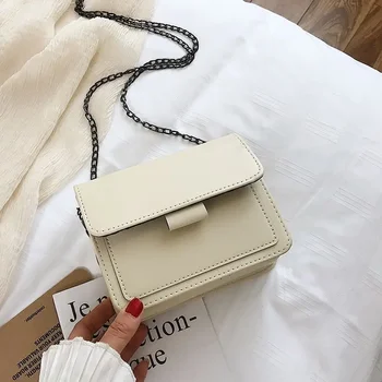 Новые женщины 2023 Весна Новый Модный Instagram Универсальный Широкий плечевой ремень Маленькая квадратная сумка Ретро Сумка через плечо через плечо