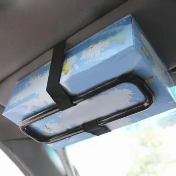 Новый Портативный автомобильный Солнцезащитный Козырек Коробка для салфеток GM Подголовник для салфеток Кронштейн для спинки сиденья Автомобильные принадлежности