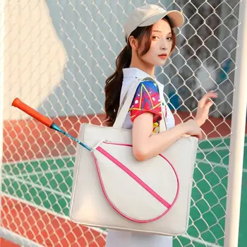 Оксфордская теннисная сумка Легкая Женская спортивная сумка Soild Color Женская теннисная сумка через плечо Спортивная сумка для фитнеса Сумка для бадминтона
