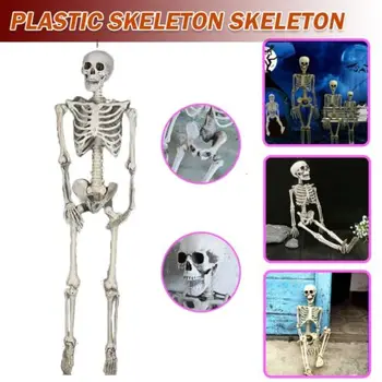 Пластиковое тело человека, подвижный скелет, студенческая лабораторная модель, реквизит Dpoof, ретро-орнамент, украшение высотой 40 см, реквизит для Хэллоуина