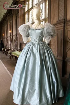 Платье принцессы для косплея, голубое бальное платье, мини-сериал BBC 