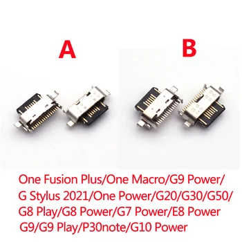 Разъем USB Зарядного Устройства Разъем Порта Зарядки Для Motorola Moto G8 E8 G9 G7 Power Play G50 G10 G20 Macro / One Fusion Plus