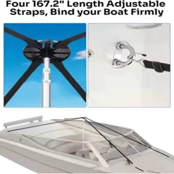 Регулируемая накладка для верхнего ремня Bimini, ремни для глаз с крючком для навеса Canoe GTWS
