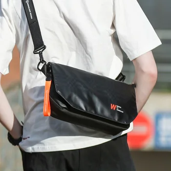 Роскошные брендовые мужские сумки через плечо Menssenger, деловая повседневная сумка, мужская кожаная сумка через плечо с разделителем, Большая вместимость, тренд 2023 года