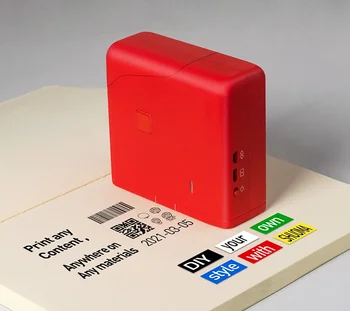 Ручной струйный принтер Shuoma mini 600 точек на дюйм 12,7 мм для печати логотипа на плоской поверхности/ даты / текста / метки / кода App edit быстрая сушка