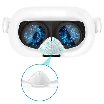 Силиконовый ВР маска для мета квест 3 стекла замена ВР лицо интерфейс защитная крышка пот-доказательство затемнение маска для глаз 