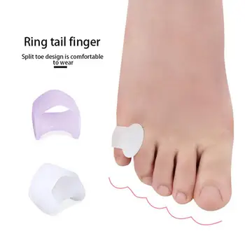 Силиконовый разделитель пальцев ног, накладка для коррекции вальгусной деформации большого пальца стопы, Ортопедическая защита большого пальца стопы, Распорка для ухода за ногами