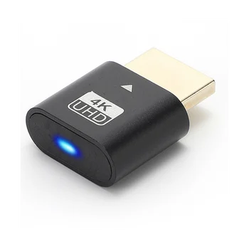 -Совместимый 4K-штекер со светодиодной подсветкой для видеокарт, аксессуаров для ПК, настольного компьютера/ноутбука, адаптера визуального дисплея C