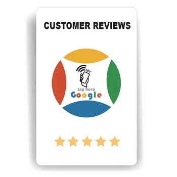 Стандартные NFC-карты Instagram Google Review для Android / iPhone Нажмите на URL-адрес для написания социальных визитных карточек