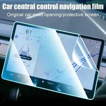 Стеклянная пленка для центрального экрана управления Закаленное стекло для Tesla Модель 3 Y Защитная пленка для сенсорного экрана Автомобильные аксессуары J4Q8