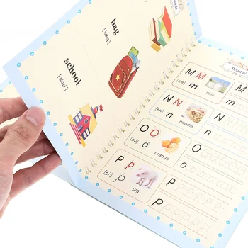 Тетрадь для занятий английским языком, книги для малышей, Другая бумага для рисования, холст, Белый картон