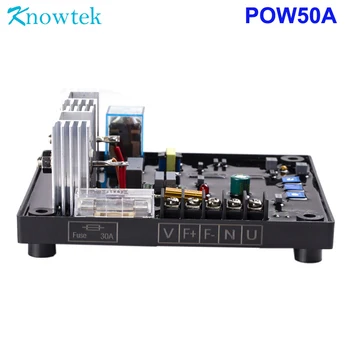 Универсальный автоматический регулятор напряжения AVR 35A POW50A для регулирования напряжения щеточного и бесщеточного генератора переменного тока