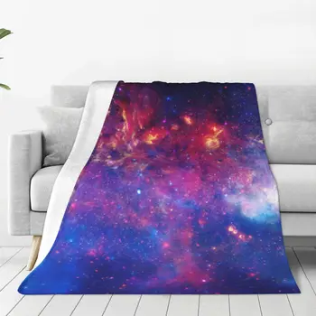 Фланелевые Одеяла с принтом Galaxy Sky Качественные Супер Мягкие Красочные постельные принадлежности Milky Way Покрывала Для путешествий Офисный Диван Кровать Новинка Покрывало