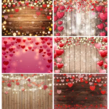 Фоны для свадебной фотосъемки в стиле ШУОЖИКЕ, реквизит для свадебной фотосъемки, Розовое сердце, Романтическое фото, воздушные шары, фон для вечеринки VS-95