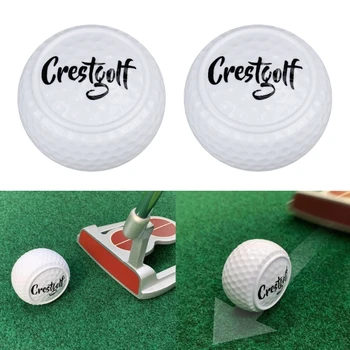 мячи для гольфа плоской формы, 2шт, для тренировки игры в гольф, Портативные тренировочные мячи для гольфа, Тренировочные мячи для гольфа, Аксессуары для гольфа